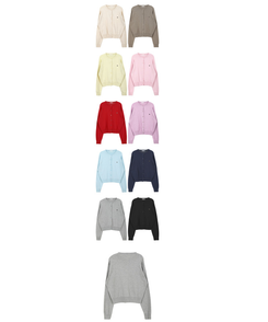 ペンデントラウンドカーディガン(10color)