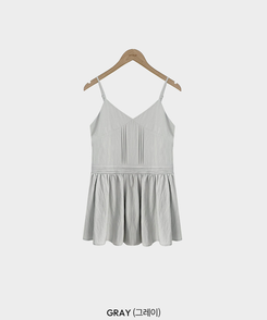 ピンテックフレアミニワンピース