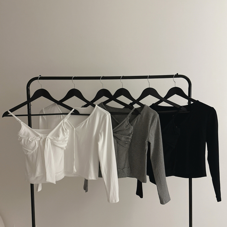 【SET】ビッグリボンキャミソール＋カーディガン