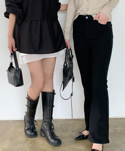 シフォンレイヤーAラインスカート IVORY