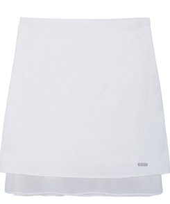 シフォンレイヤーAラインスカート