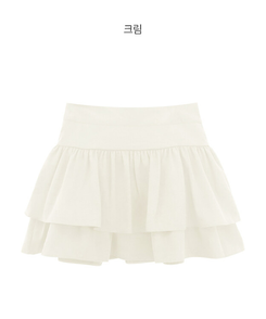 ティアードフレアミニスカート