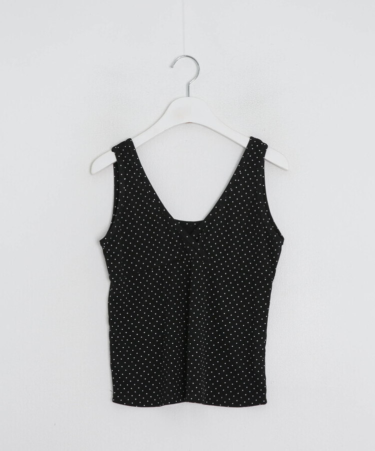 ドットVネックタンクトップ