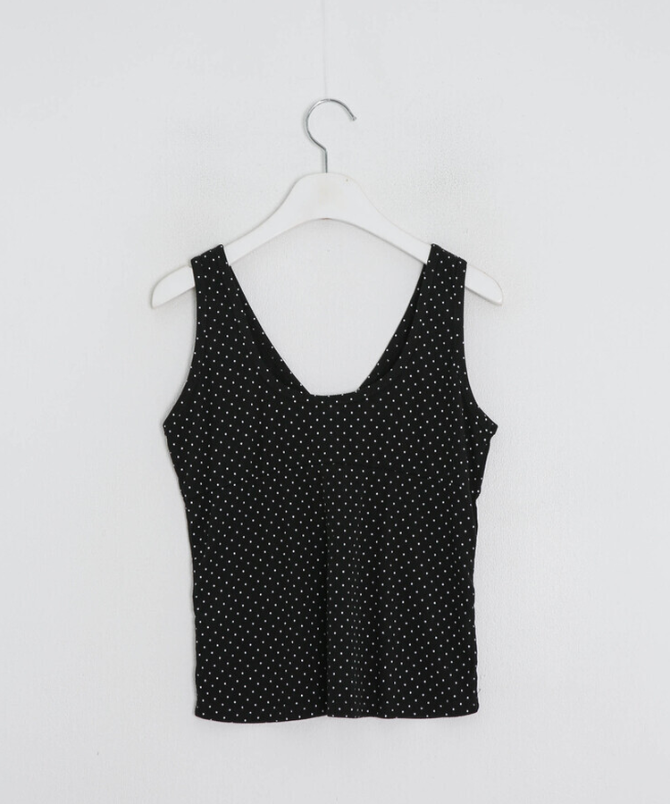 ドットVネックタンクトップ