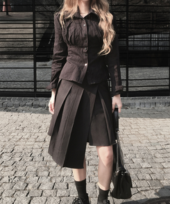 ムックブラウス BLACK