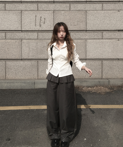 ムックブラウス IVORY