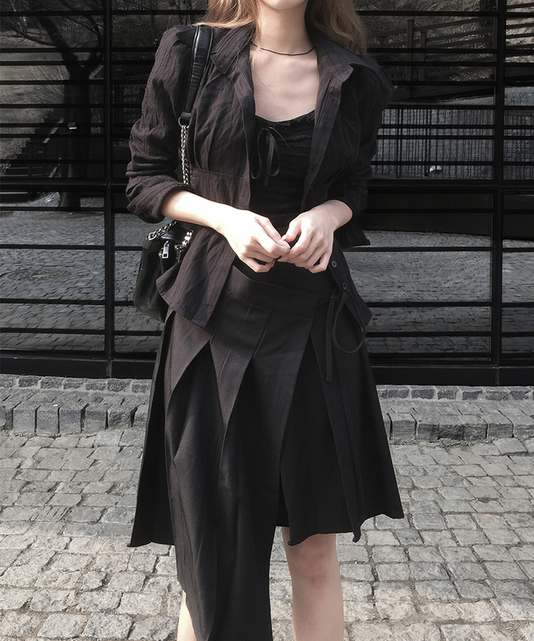 ムックブラウス BLACK