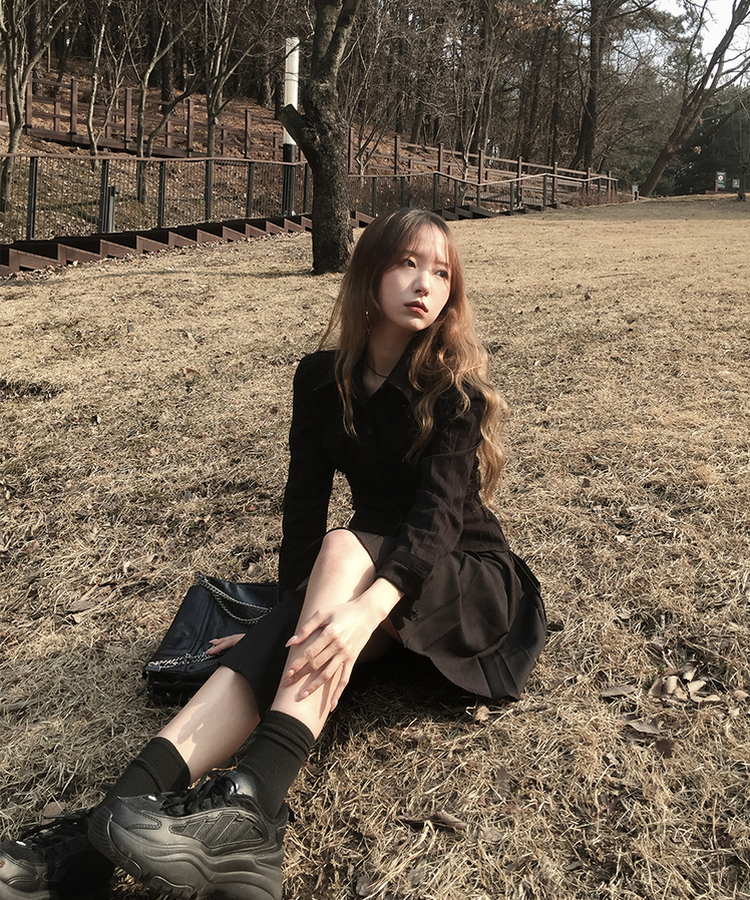 ムックブラウス BLACK