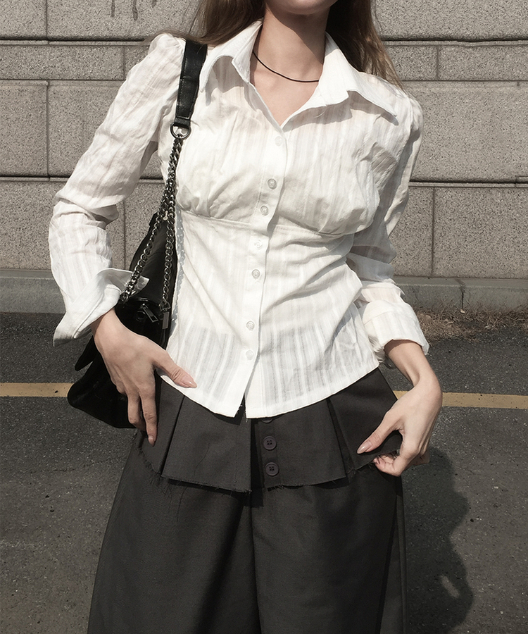 ムックブラウス IVORY