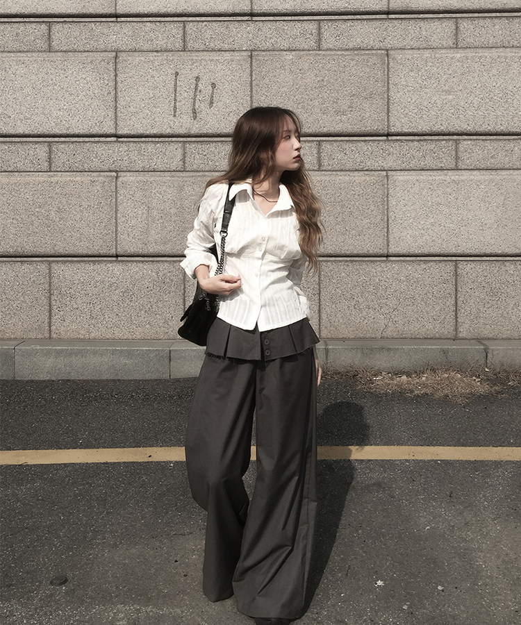 ムックブラウス IVORY