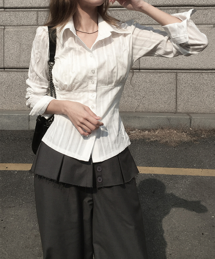 ムックブラウス IVORY