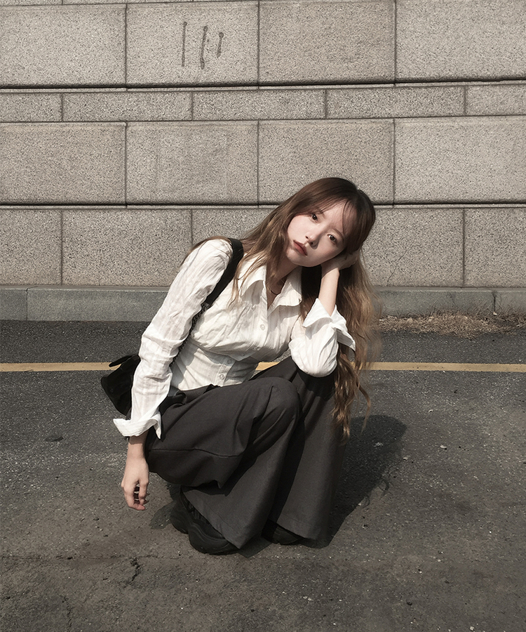 ムックブラウス IVORY