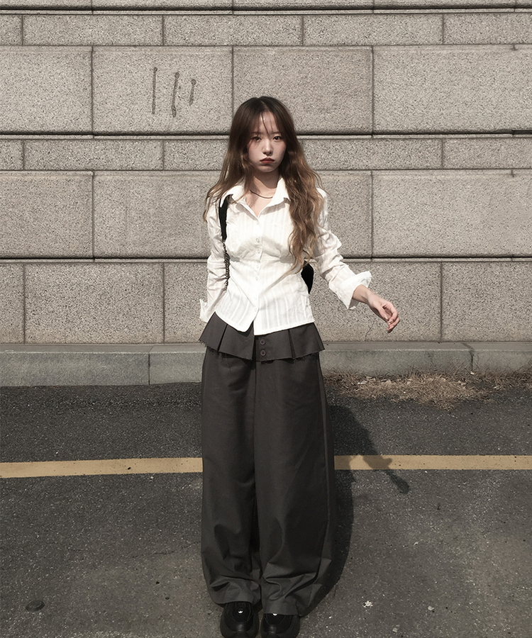 ムックブラウス IVORY