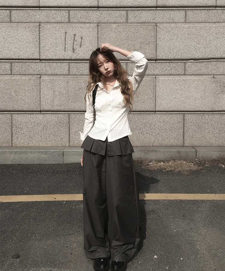 ムックブラウス IVORY