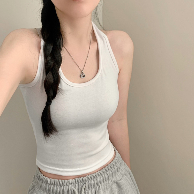 ホルターネックキャミソール IVORY