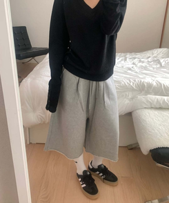 ピンテックバミューダオーバーフィットパンツ MELANGE