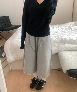 ピンテックバミューダオーバーフィットパンツ MELANGE