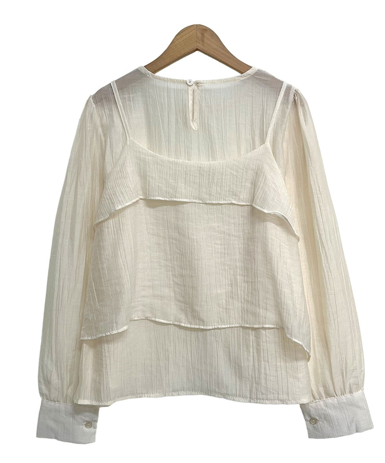 【SET】ヘランブラウス ビスチェキャミソール(5color)