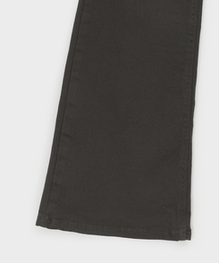 バックポケットブーツカットコットンパンツ