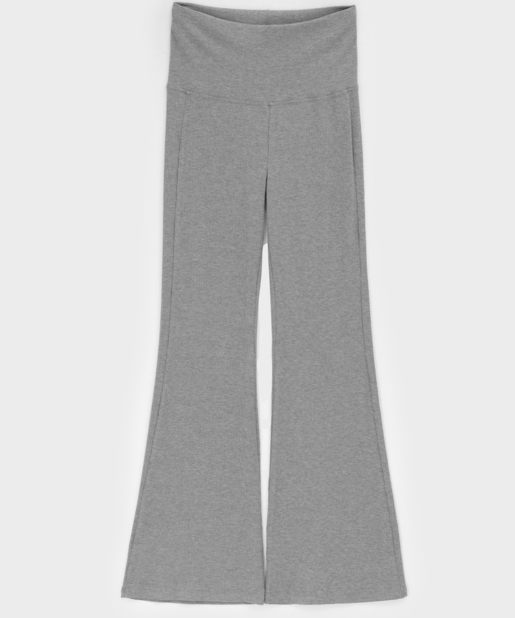 フォールディングブーツカットバンディングパンツ