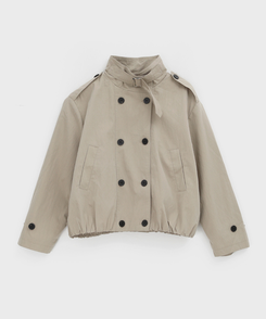 ハイネックダブルボタンジャケット