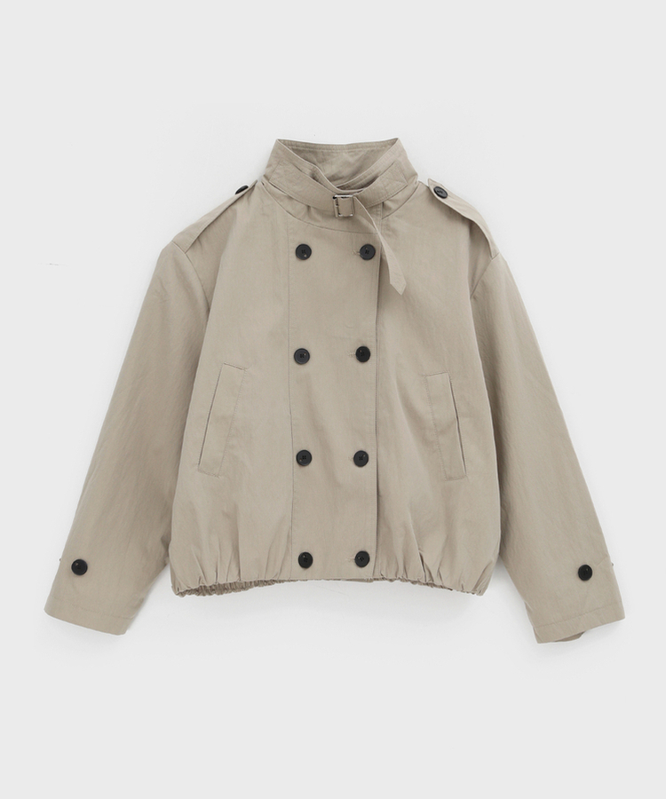 ハイネックダブルボタンジャケット