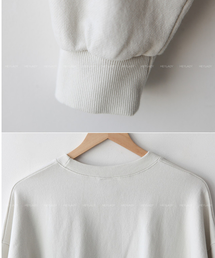 プリントオーバーフィットトレーナー