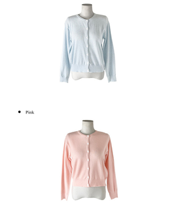 シンプルベーシックニットカーディガン(9color)