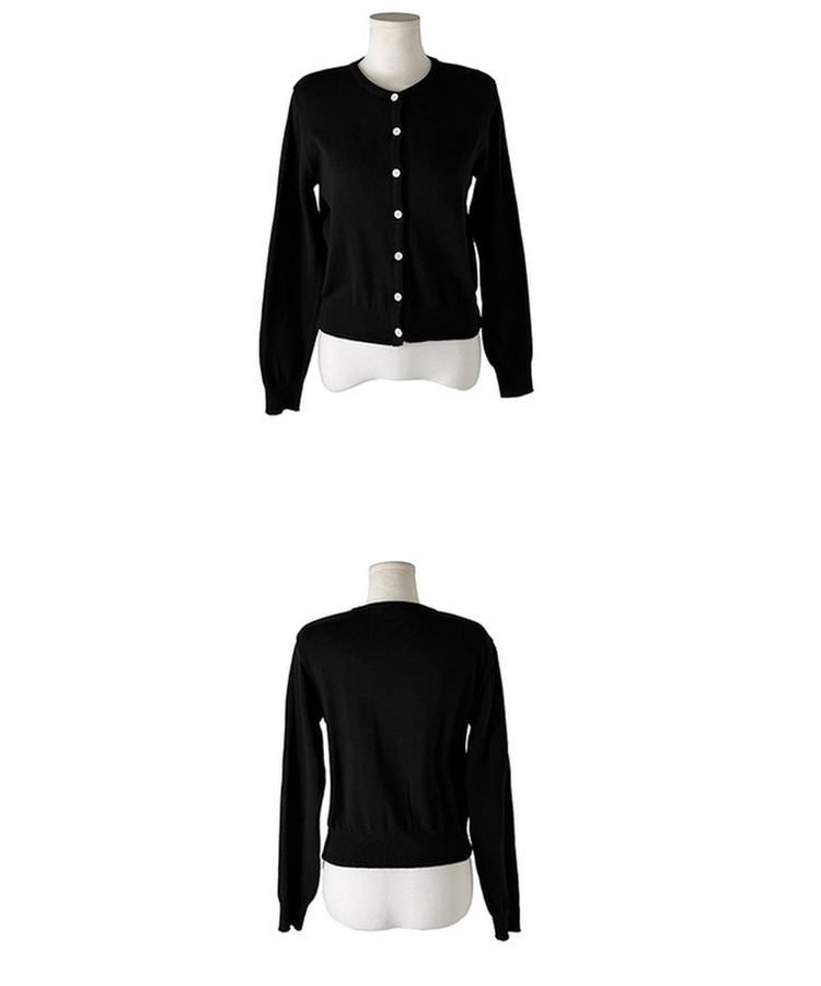 シンプルベーシックニットカーディガン(9color)