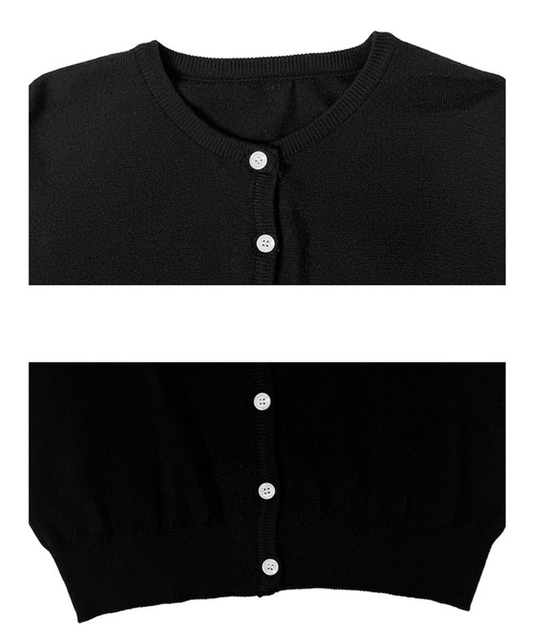 シンプルベーシックニットカーディガン(9color)