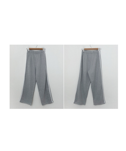 サイドラインフローワイドバンディングパンツ(5color)