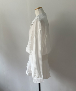 スモークバンドブラウスワンピース