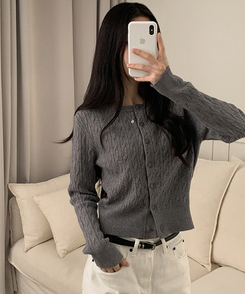 セルナカールカーディガン(6color) GREY