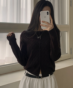 セルナカールカーディガン(6color) DARK BROWN