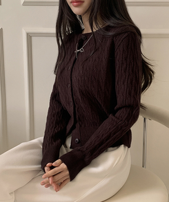 セルナカールカーディガン(6color) DARK BROWN