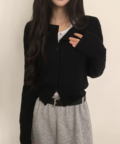 セルナカールカーディガン(6color) BLACK