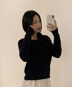 セルナカールカーディガン(6color) NAVY