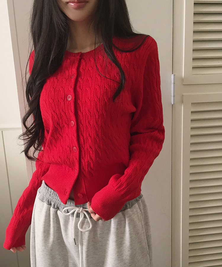 セルナカールカーディガン(6color) RED