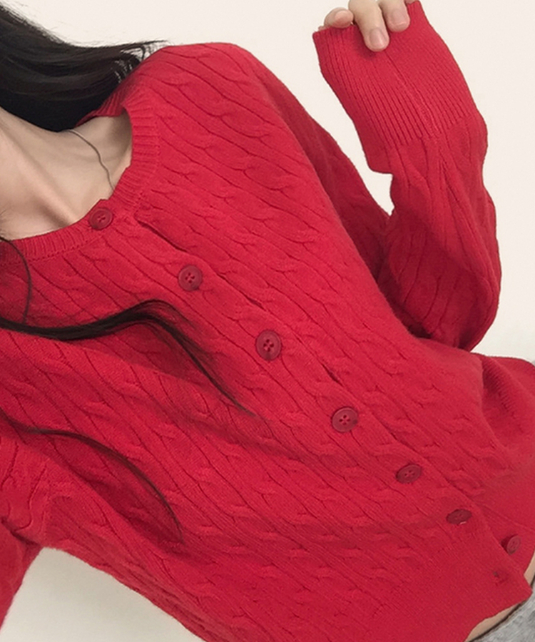 セルナカールカーディガン(6color) RED