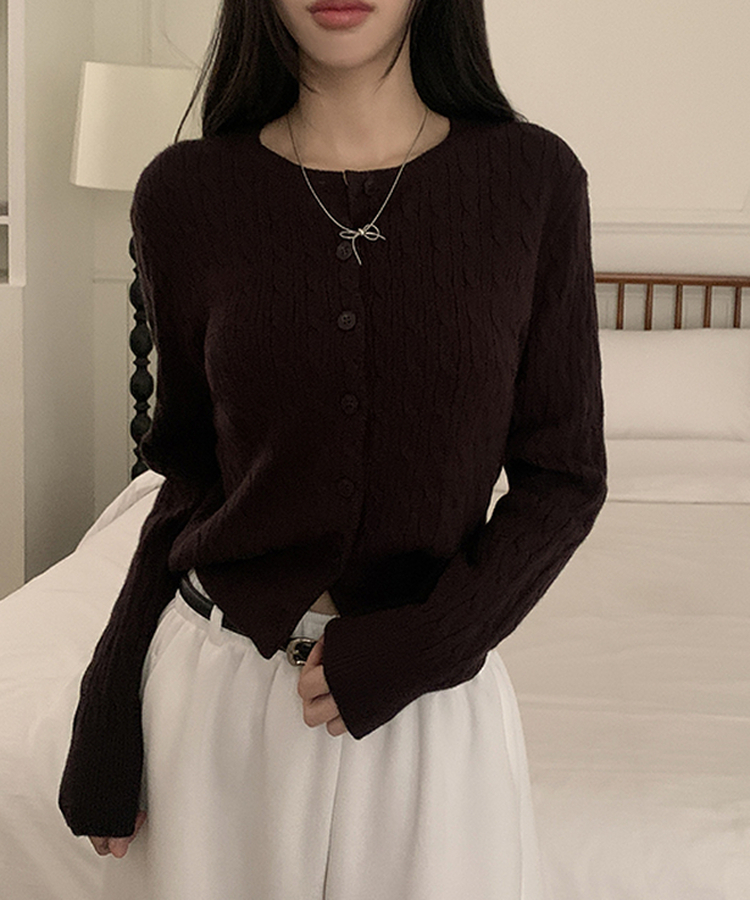 セルナカールカーディガン(6color) DARK BROWN