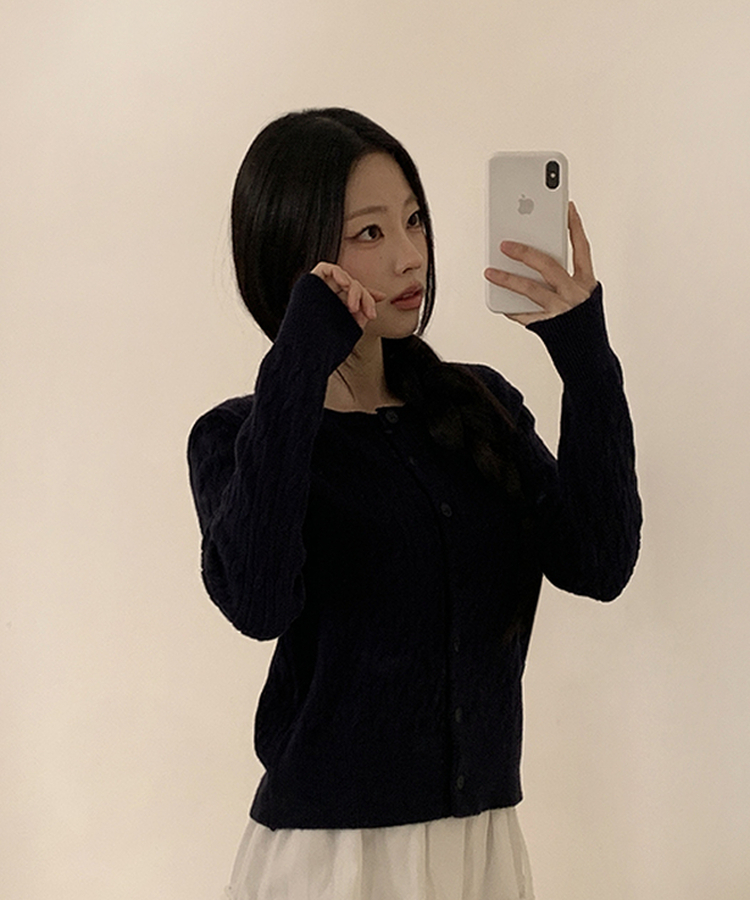 セルナカールカーディガン(6color) NAVY