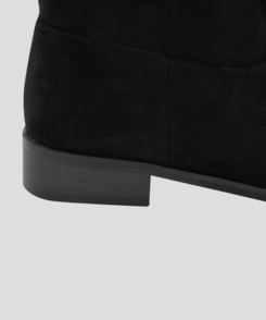 ウェスタンスエードショートブーツ