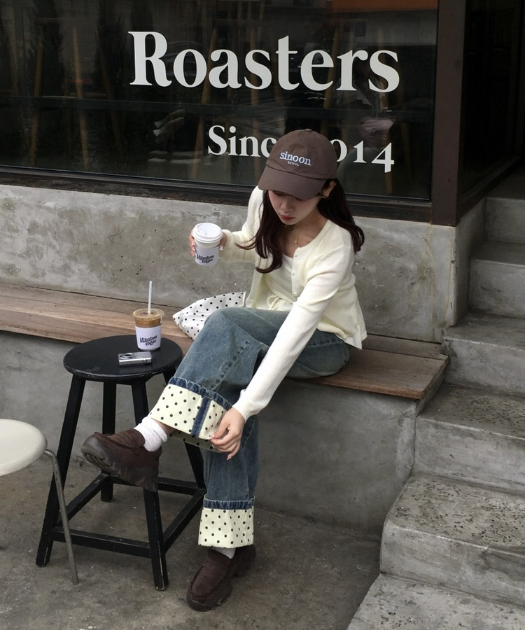 【SET】シンプルリボンキャミソール＋カーディガン CREAM