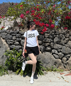 ドットロゴTシャツ WHITE