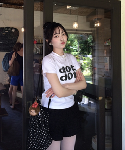 ドットロゴTシャツ WHITE