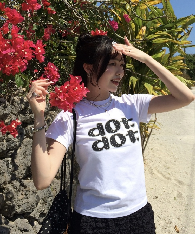 ドットロゴTシャツ WHITE