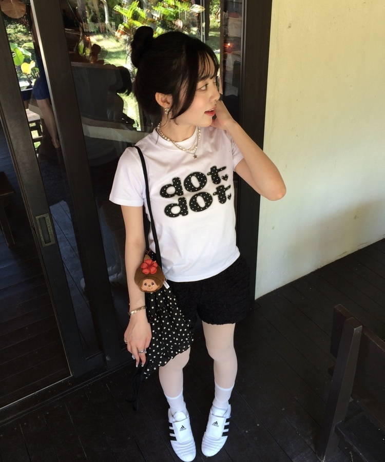 ドットロゴTシャツ WHITE