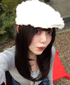 フラワーハンチングキャップ WHITE