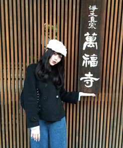 フラワーハンチングキャップ WHITE