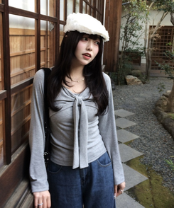 フラワーハンチングキャップ WHITE